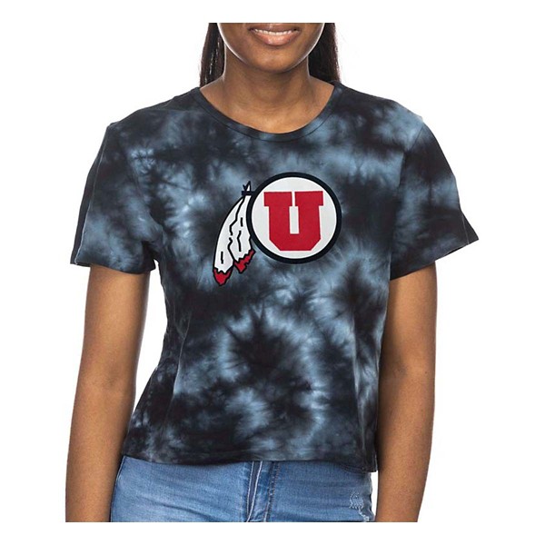 ZooZatZ Women's Utah Utes Cloudwash Crop Top product image