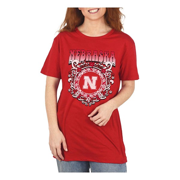 ZooZatZ Women's Nebraska Cornhuskers Oversize T-Shirt product image