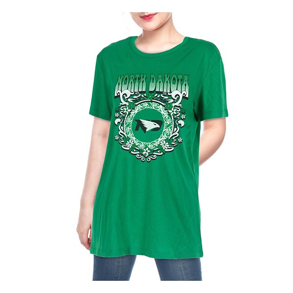 ZooZatZ Women's North Dakota Fighting Hawks Oversize T-Shirt product image
