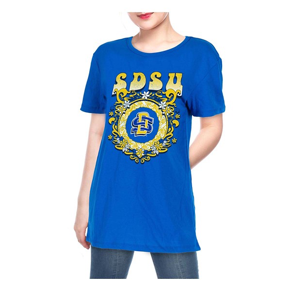 ZooZatZ Women's South Dakota State Jackrabbits Oversize T-Shirt product image