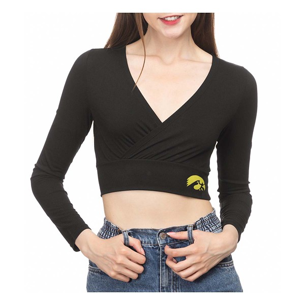 ZooZatZ Women's Iowa Hawkeyes CrissCross Top product image