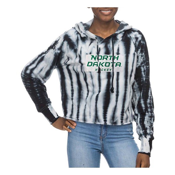 ZooZatZ Women's North Dakota Fighting Hawks Shibori Crop Top product image