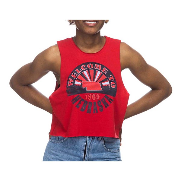 ZooZatZ Women's Nebraska Cornhuskers Muscle Tank product image