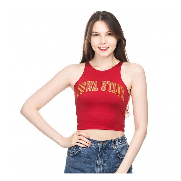 ZooZatZ Women's Iowa State Cyclones First Down Crop Top product image