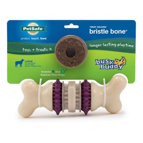 Busy Buddy Treat Holding Bristle Bone