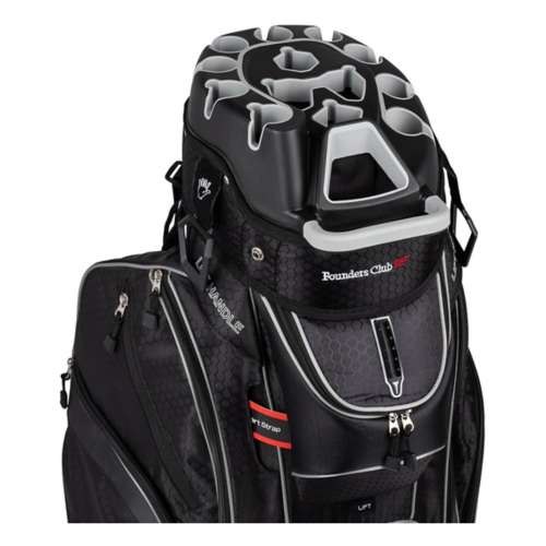 Founders Club Premium Cart Bag with 14 Way Organizer Divider Top