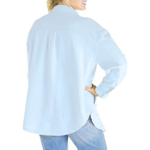 Women's Fornia Jacquard Boyfriend Shirt Jacket