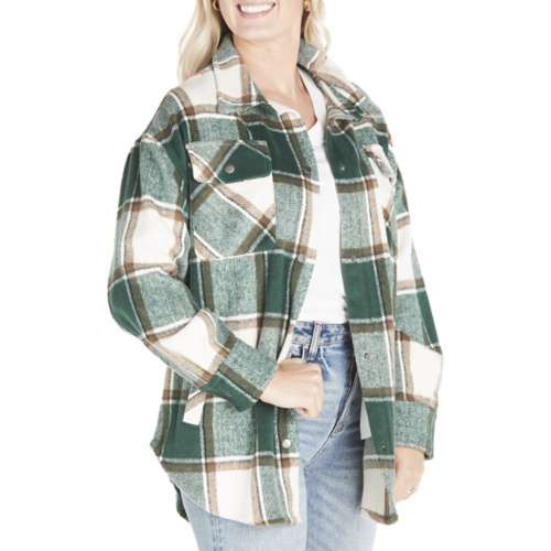 NFL Denver Broncos Plaid Flannel Shirt Juniors' Medium Women's XS Girls'  Large