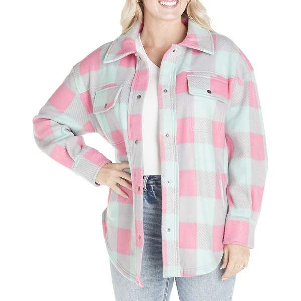 Women's Fornia Jacquard Boyfriend Shirt Jacket product image