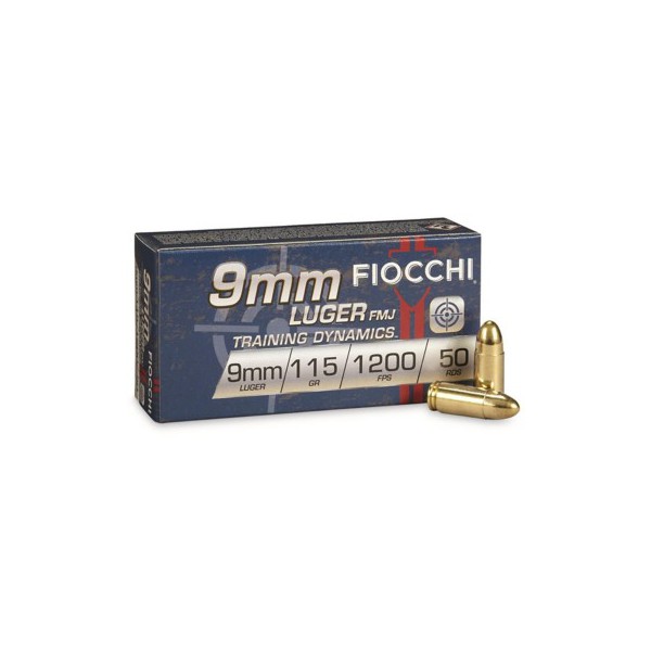 Fiocchi Range Dynamics FMJ Handgun Ammunition product image