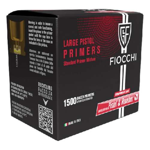 Fiocchi Standard Large Pistol Primer Brick 1500 ct.