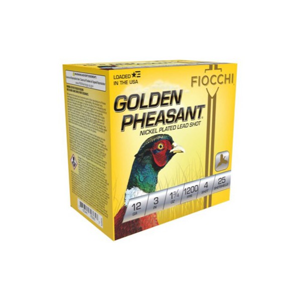 FIOCCHI Golden Pheasant 12 Gauge Shotshells
