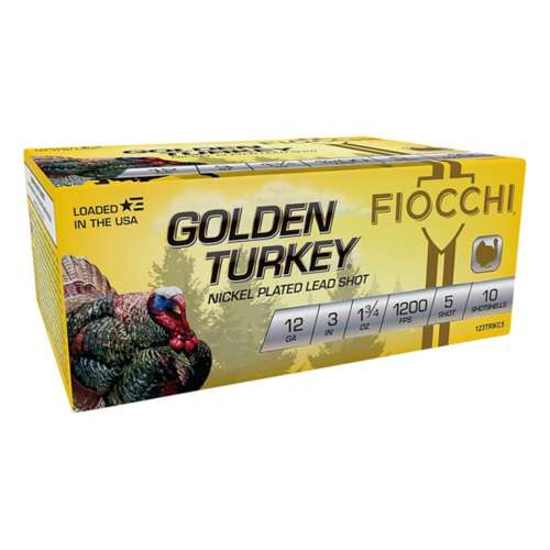 Fiocchi Golden Turkey 12 Gauge Shotshells 10rd Box