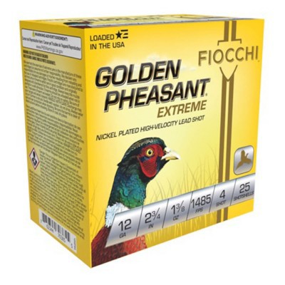Fiocchi Golden Pheasant Extreme 12 Gauge Shotshells