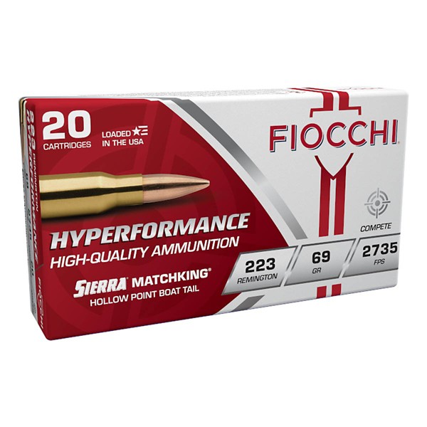 Fiocchi Hyperformance MatchKing Rifle Ammunition 20 Round Box product image