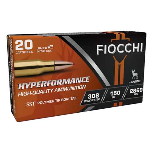 Fiocchi Hyperformance SST Rifle Ammunition 20 Round Box