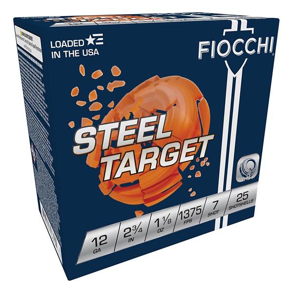 FIOCCHI Steel Target Load 12 Gauge Shotshells