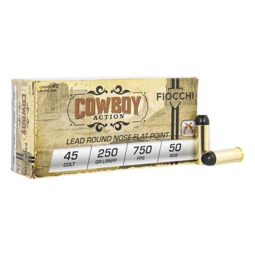 Fiocchi Cowboy Action Pistol Ammunition 50 Round Box