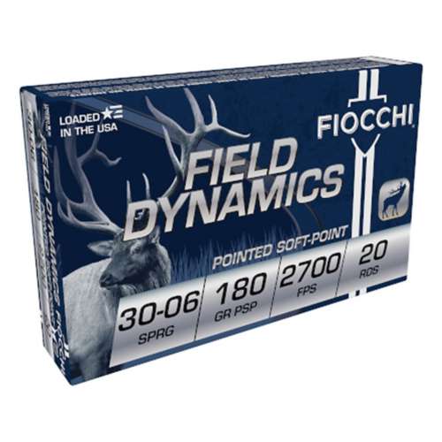Fiocchi Field Dynamics Rifle Ammunition 20 Round Box
