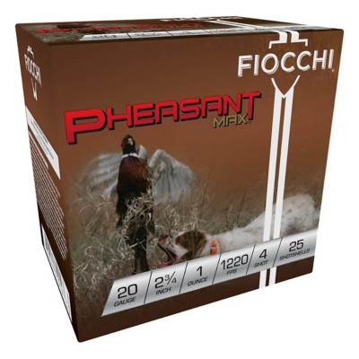 Fiocchi Scheels Exclusive Pheasant Max 20 Gauge Shotshells