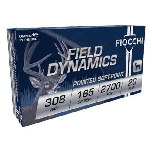 Fiocchi Field Dynamics Rifle Ammunition 20 Round Box