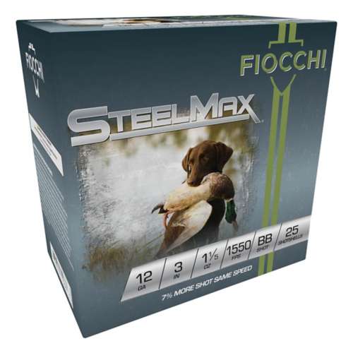 Fiocchi Scheels Exclusive Steel Max 3-1/2" 12 Gauge Shotshells