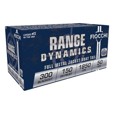 Fiocchi Range Dynamics FMJBT Rifle Ammunition 50 Round Box