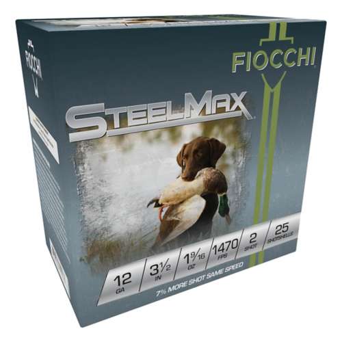 Fiocchi Scheels Exclusive Steel Max 3-1/2" 12 Gauge Shotshells