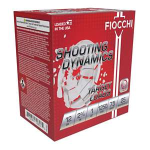 Fiocchi Shooting Dynamics Target Loads 12 Gauge Shotshells