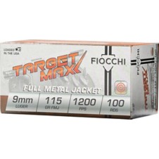 Fiocchi Ammunition Target Max SCHEELS Exclusive 200 Round Box 9mm Handgun Ammunition 200 Round Box