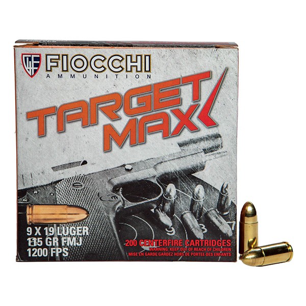 FIOCCHI AMMUNITION Target Max SCHEELS Exclusive Handgun Ammunition