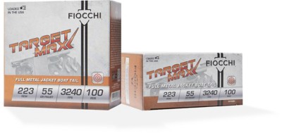 Fiocchi Target Max FMJBT SHIN Exclusive Rifle Ammunition 100 Round Box