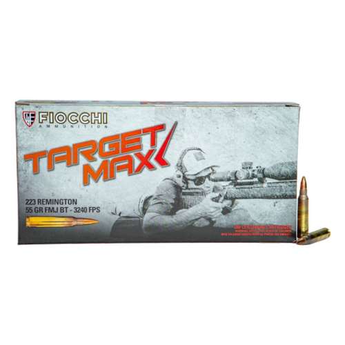 Fiocchi Target Max FMJBT ERLEBNISWELT-FLIEGENFISCHEN Exclusive Rifle Ammunition 200 Round Box
