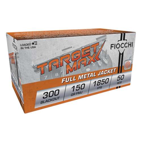 Fiocchi Target Max FMJBT SCHEELS Exclusive Rifle Ammunition 100 Round Box