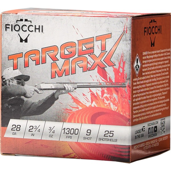 FIOCCHI Scheels Exclusive Target Max 28 Gauge Shotshells