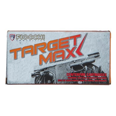 Fiocchi Target Max SCHEELS Exclusive FMJ Pistol Ammunition 50 Round Box