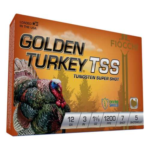 Fiocchi Golden Turkey TSS 12 Gauge Shotshells 5 Round Box