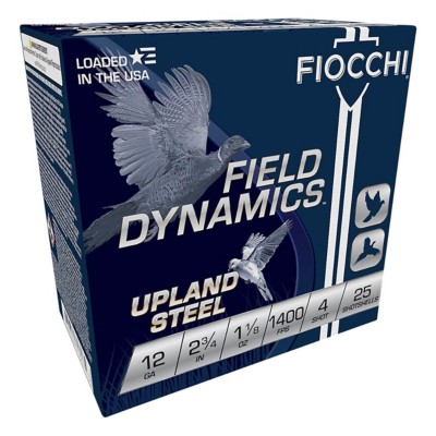 Fiocchi Field Dynamics Upland Steel 12 Gauge Shotshells