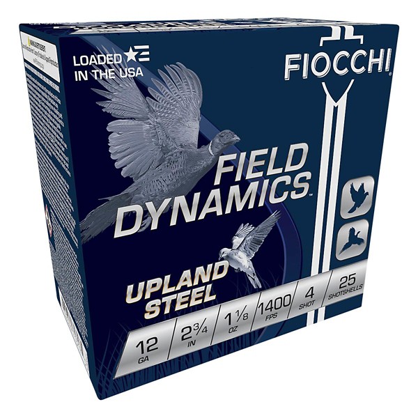 FIOCCHI Field Dynamics Upland Steel 12 Gauge Shotshells