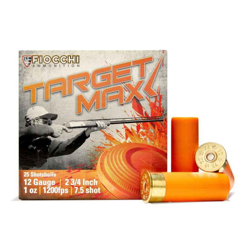 Fiocchi Scheels Exclusive Heavy Target Max 12 Gauge 7.5 Shot 1 oz Shotshell Case