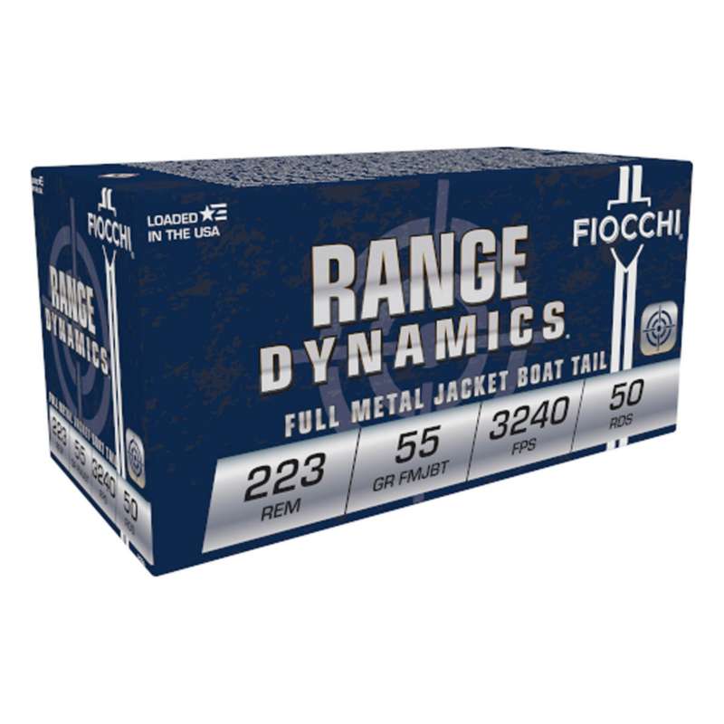 Fiocchi Range Dynamics FMJBT Rifle Ammunition 1000 Round Box