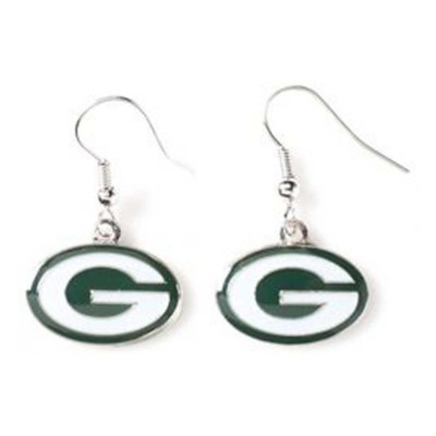 Aminco International Green Bay Packers Dangle Earring