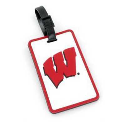 aminco Wisconsin Badgers Soft Luggage/Bag Tag 