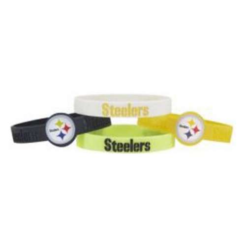 Aminco International Pittsburgh Steelers 4pk Silicone Bracelet