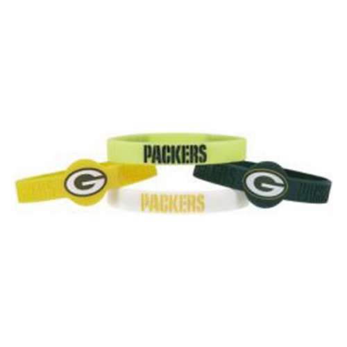 Aminco International Green Bay Packers 4pk Silicone Bracelet