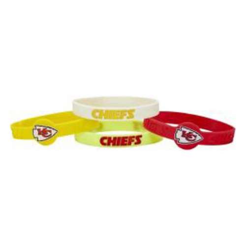 Aminco International Kansas City Chiefs 4pk Silicone Bracelet