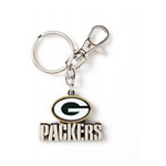 Aminco International Green Bay Packers Heavyweight Key Ring - Thumbnail 1 of 2