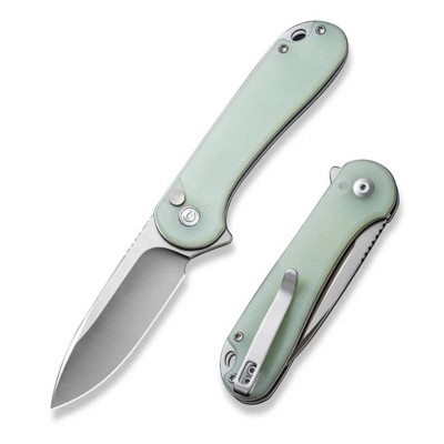 Civivi C18062P Elementum II Satin G10 Button Lock Flipper Pocket Knife