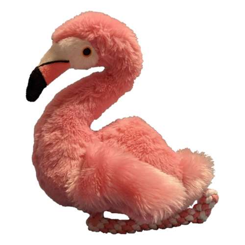 Premium Plush Large Flamingo Dog Toy