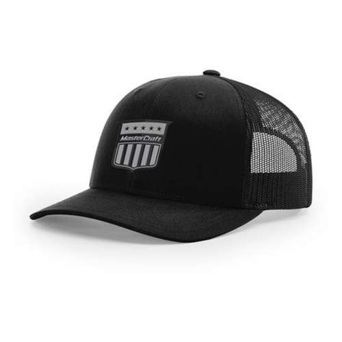 Men's Fabri-Tech Mastercraft Textured Shield Trucker Snapback Hat